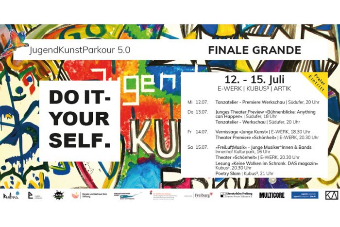 “Finale Grande” Des Jugendkunstparkour 5.0 | 12.-15.07.2017