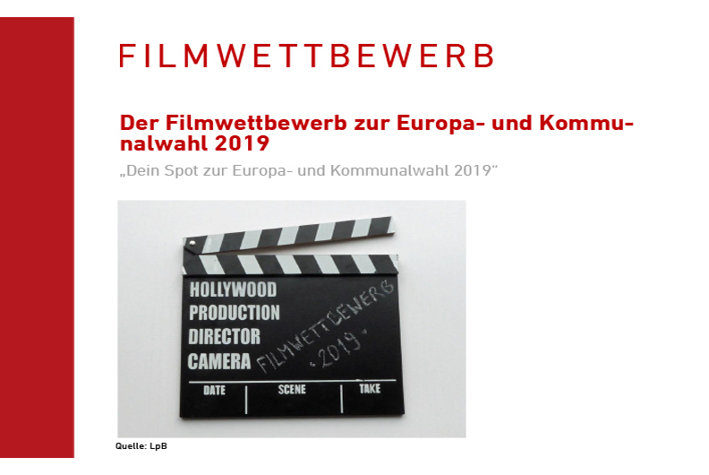 Filmwettbewerb Europa  Und Kommunalwahl 2019 1
