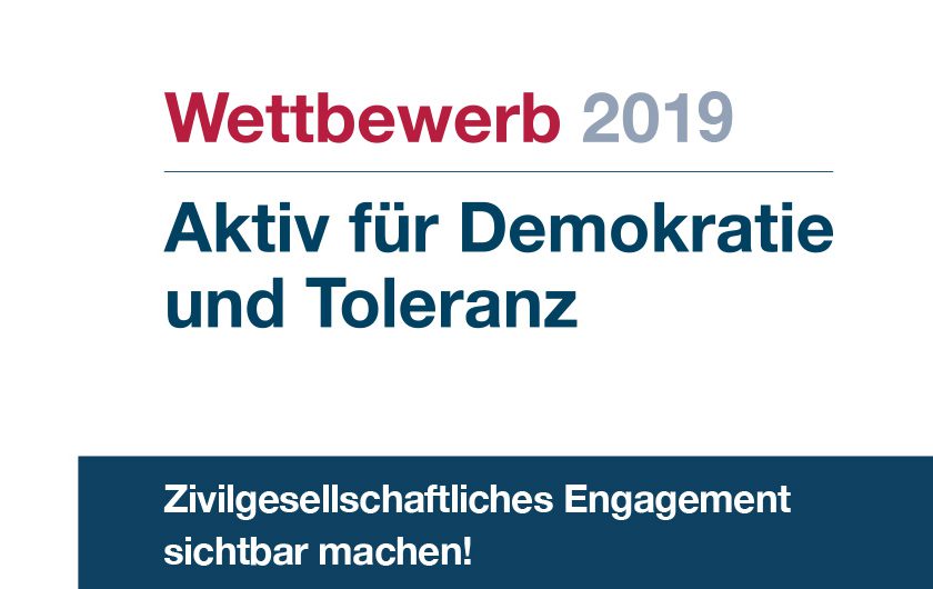 Wettbewerb Aktiv Für Demokratie Und Toleranz 2019 Web