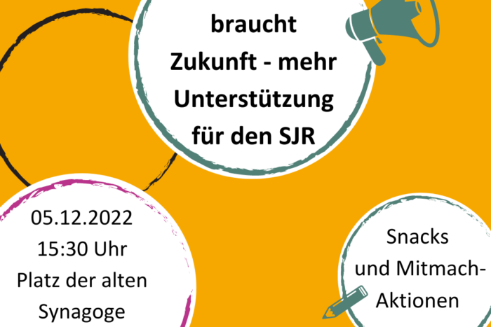 05.12.2022: Engagement Braucht Zukunft – Mehr Unterstützung Für Den SJR!