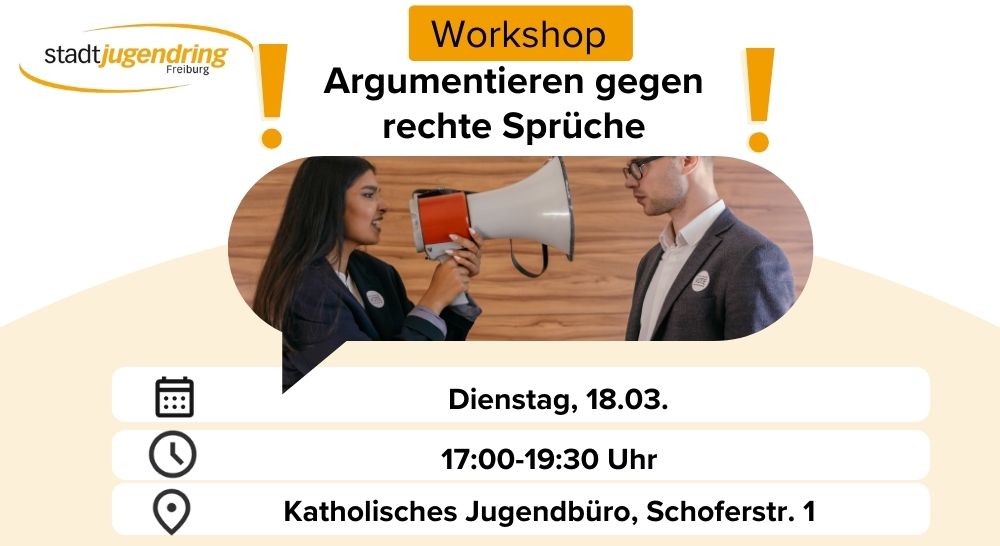 Workshop Argumentieren gegen rechte Sprüche